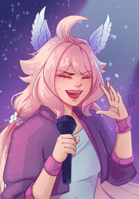 Simple Color Waist Up + BG